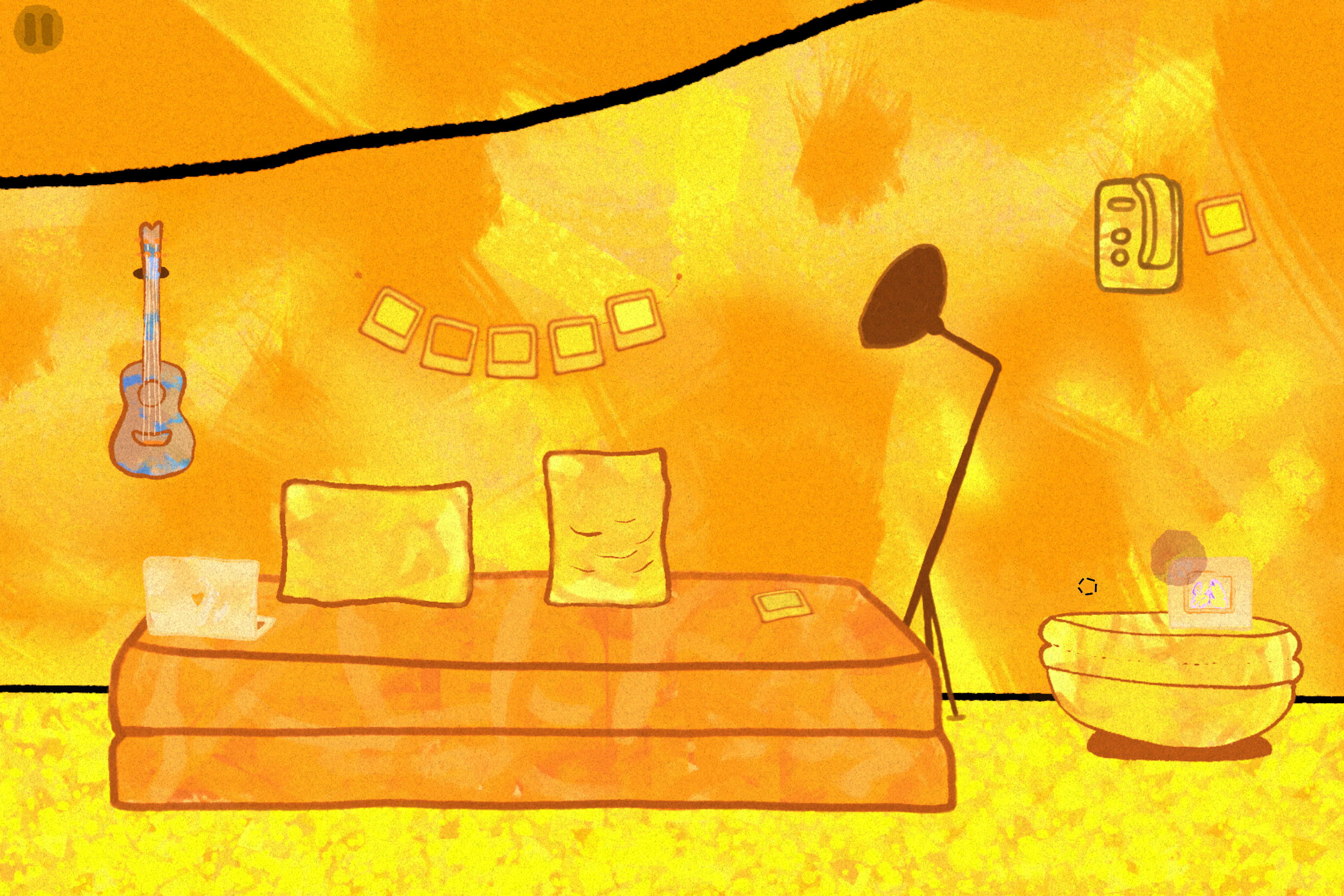 Screenshot showing the home environment before painting